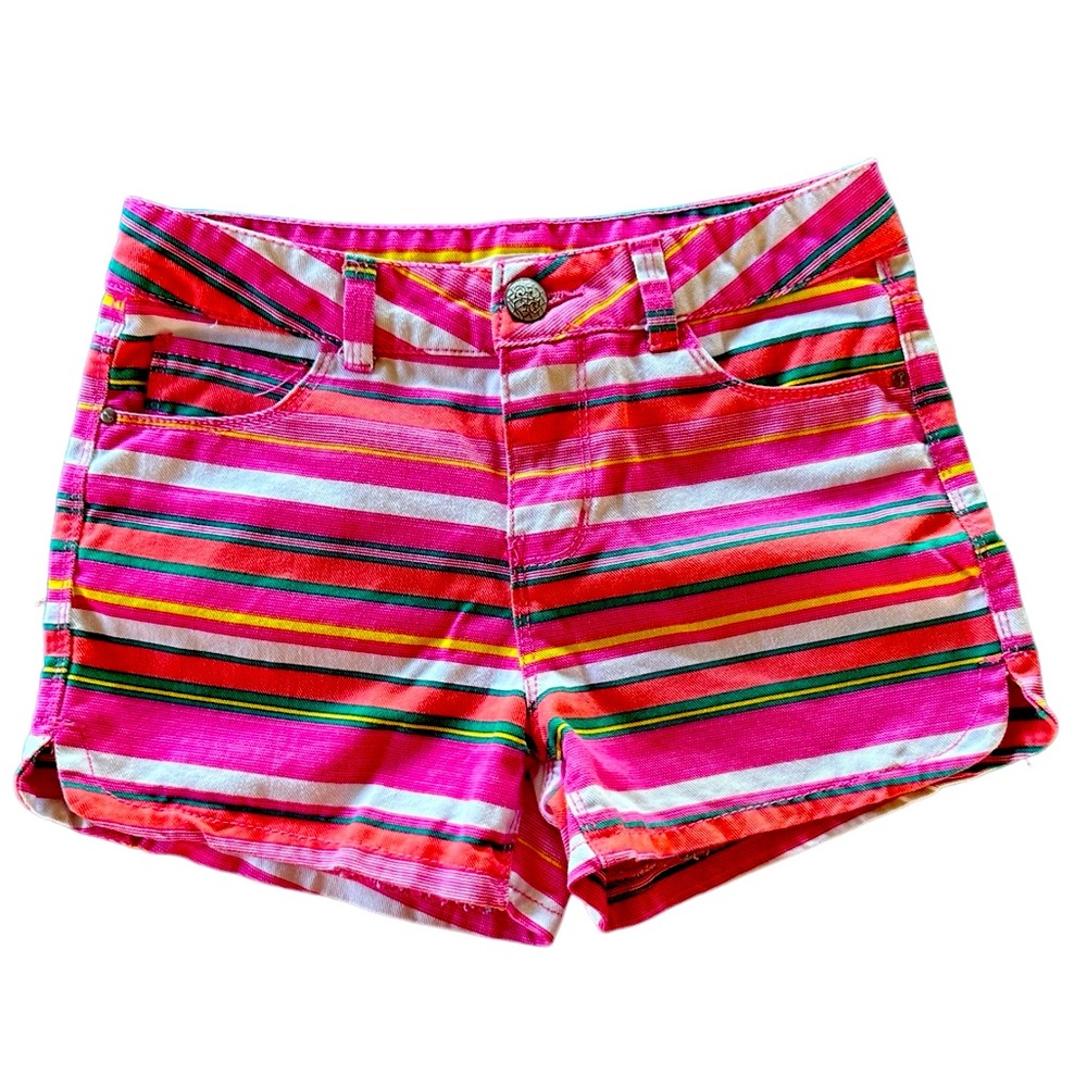Copper Key • Striped Colorful Shorts • Size 12